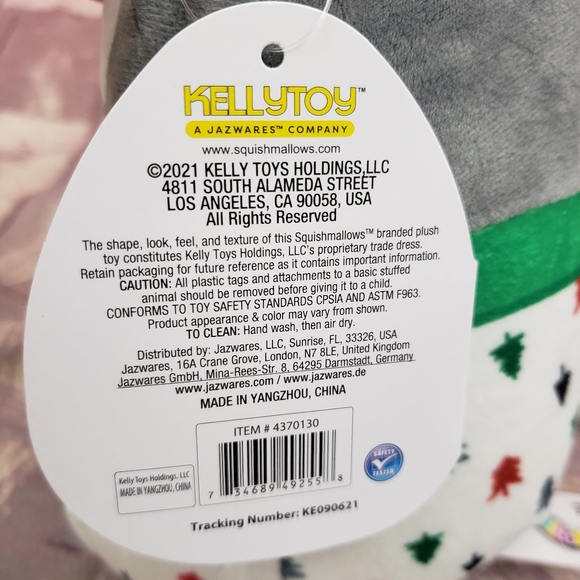 NWT Squishmallow 8" Floxie the Fox with Winter Chrismas Pajamas - Picture 4 of 5